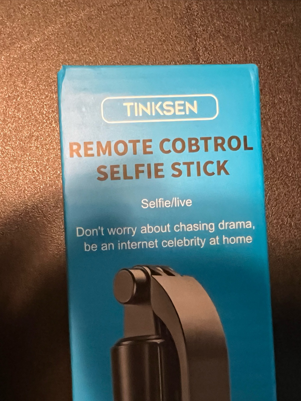 Tinksen Remote Cobtrol Selfie Stick - Blue